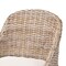Bali & Pari Lara Bohemian Grey Kubu Rattan and Mahogany Wood Dining Chair 245-13719-ZORO - alternate 4